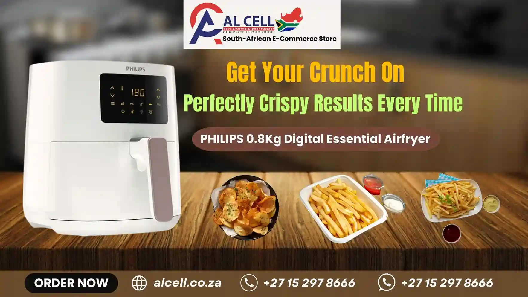 PHILIPS 0.8Kg Digital Essential Airfryer