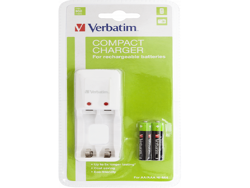 VERBATIM Aaa  Compact Battrey Charger