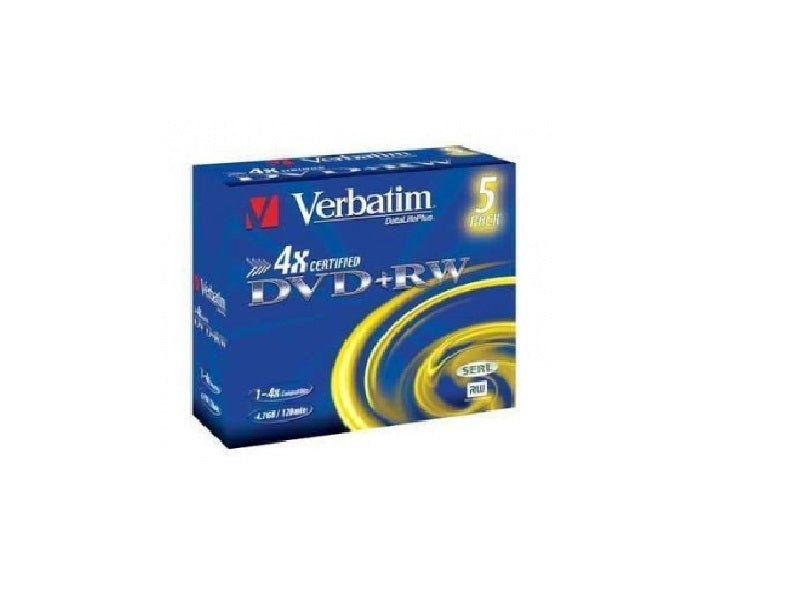 VERBATIM Dvd+Rw 1.4X Certified 4.7Gb/120