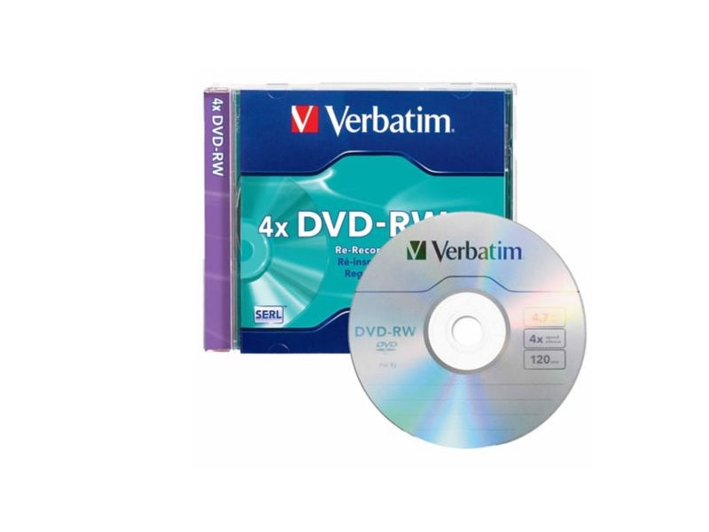 VERBATIM Dvd-Rw 4.7Gb 4 X Speed 120 Min