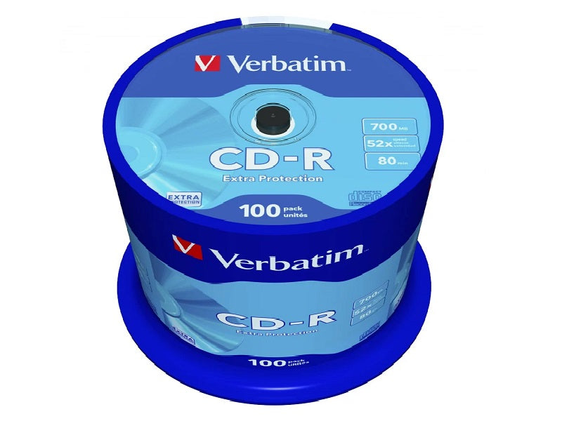 VERBATIM Cd-R 100 Pack 700Mb 52X Speed