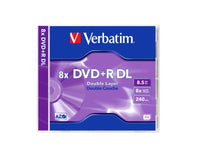VERBATIM 5 Pck Dvd-Rw 8.5 Gb 8 X Speed