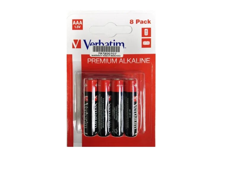 VERBATIM Aa Battrey Alkaline 8 Pack