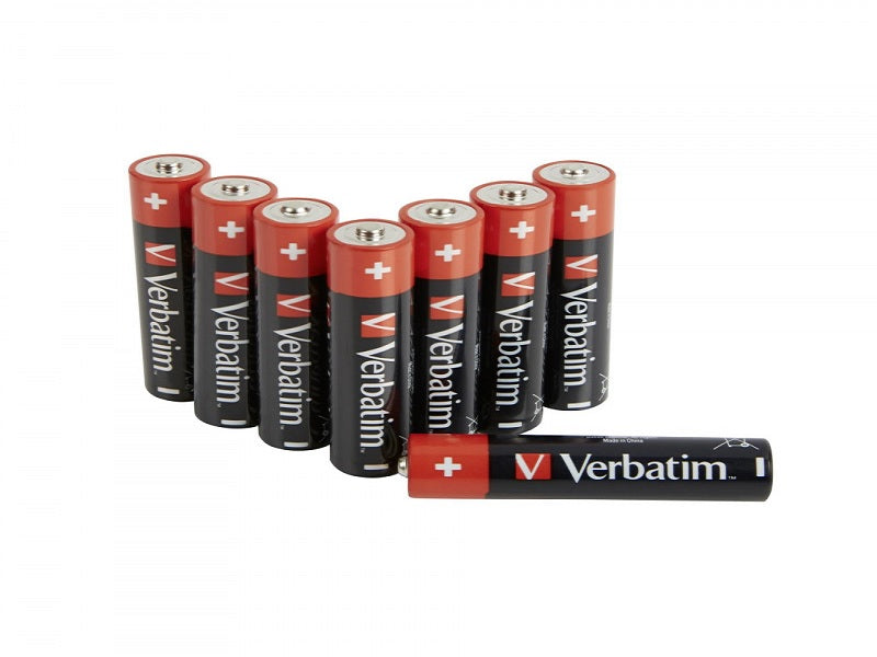 VERBATIM Aa Battrey Alkaline 8 Pack