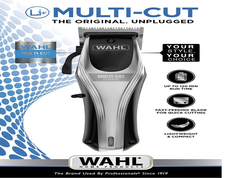 Wahl Cordless Multi-Cut Hair Clipper – 22-Piece Kit, Lithium-Ion, 120-Min Runtime – view 3