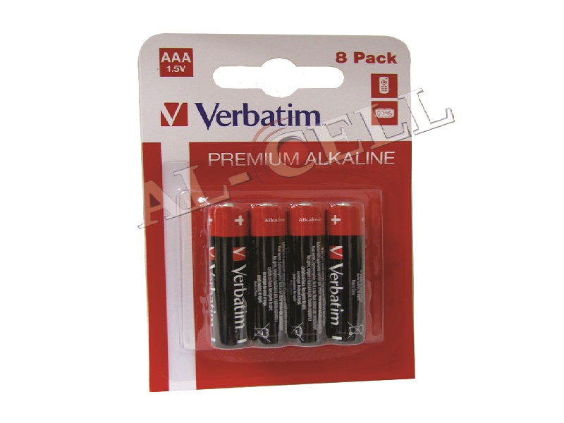 VERBATIM Alkaline Aaa 8 Pck X 10 (80) Qt