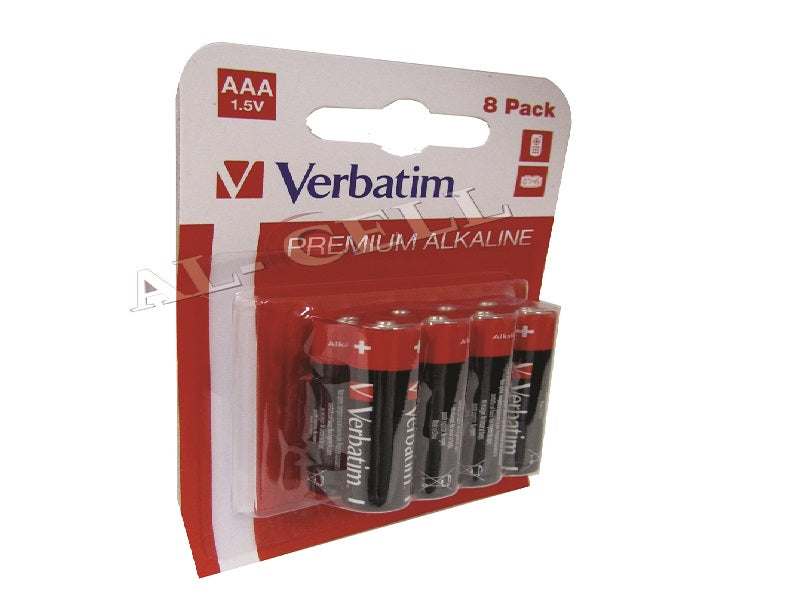 VERBATIM Alkaline Aaa 8 Pck X 10 (80) Qt