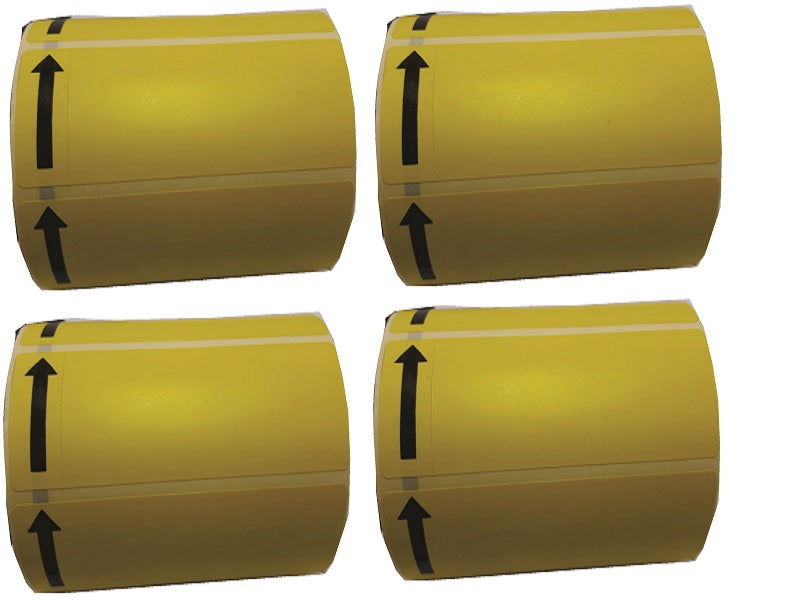LABEL Arrow 100X30X500 Yellow