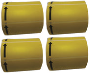 LABEL Arrow 100X30X500 Yellow