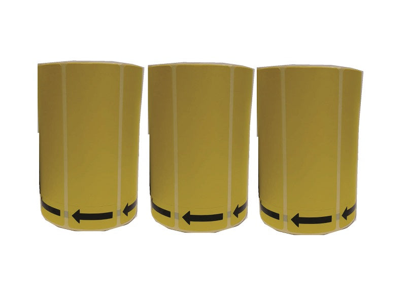 LABEL Arrow 100X30X500 Yellow