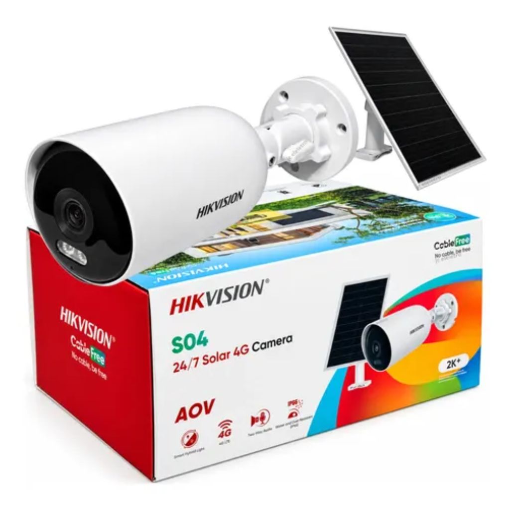 HIKVISION 2.8Mm 4G Battery Camera With Solar Panel- 9000mah (Pre-owned)