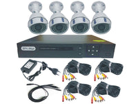 ZAVISION 4Ch 1Mp Dvr Kit Metal