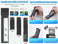 M.2 Ssd Enclosure With Usb 3.0+Card Read