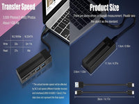 M.2 Ssd Enclosure With Usb 3.0+Card Read