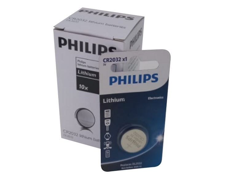 PHILIPS Lithium Cr2032 X 10 Pcs