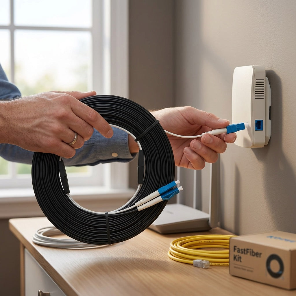 FTTH Patch Cable 2 CORE 2LC/2LC 30M – view 3