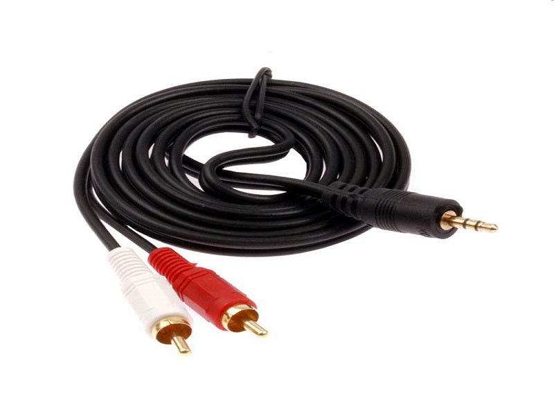 CABLE 2Rca To 1Stereo 1.5M Sil