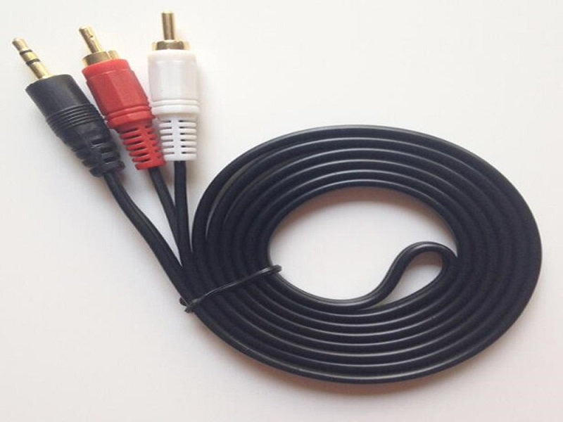 CABLE 2Rca To 1Stereo 1.5M Sil