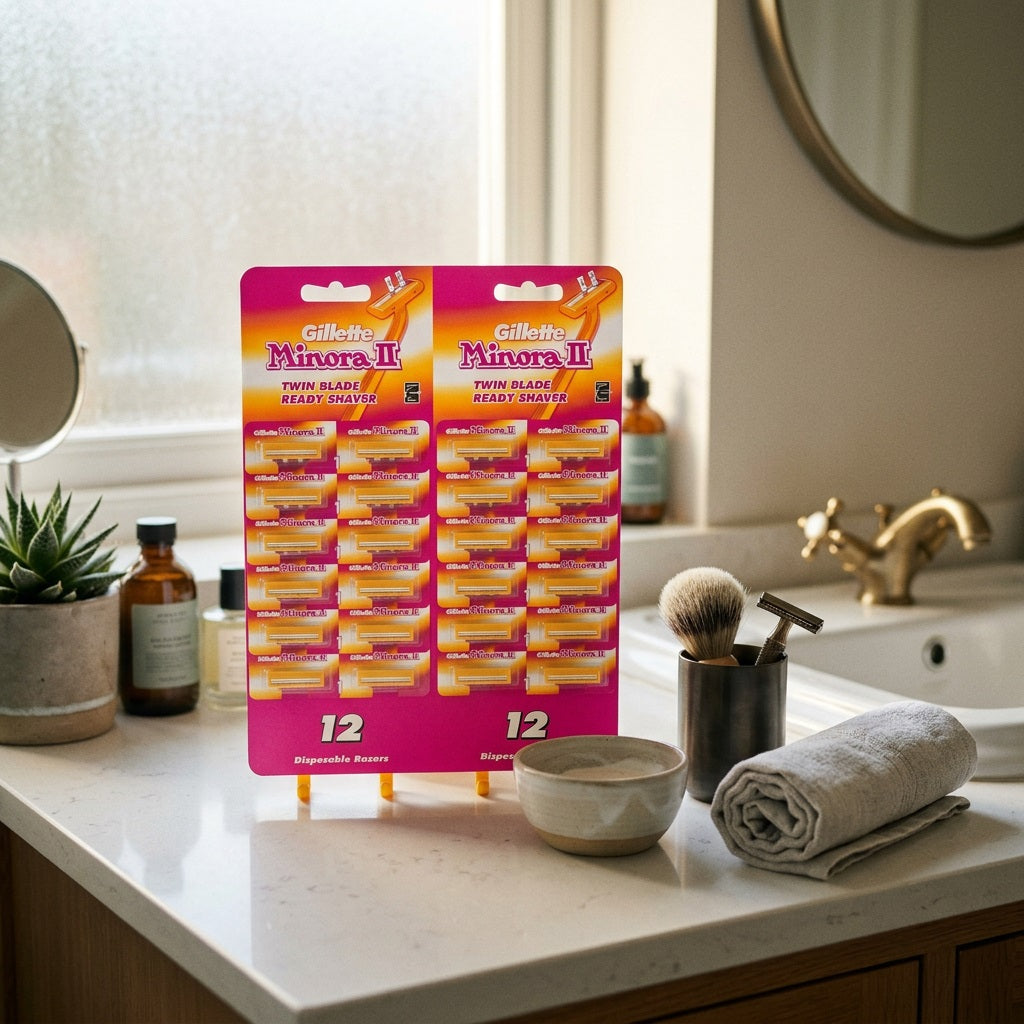 Gillette Minora II Twin Blade Disposable – view 2