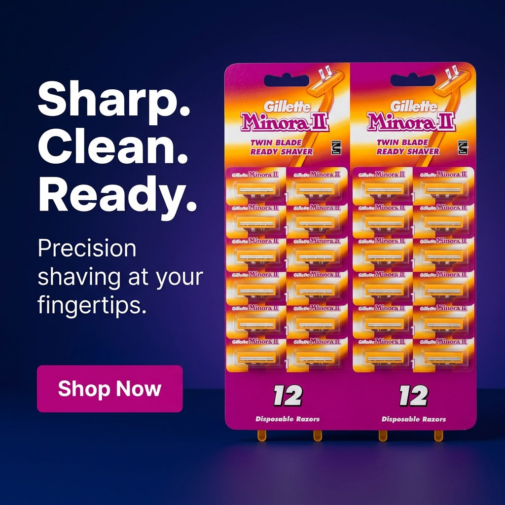 Gillette Minora II Twin Blade Disposable – view 4