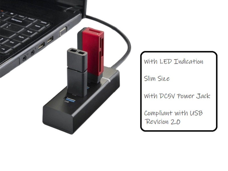 USB Hub 3.0 4 Port 30 Cm 5 Gbps