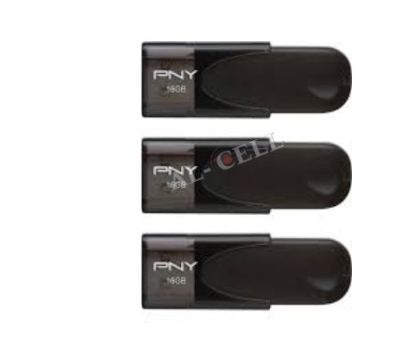 PNY 16Gb 3 Pack Usb 2.0 Drive