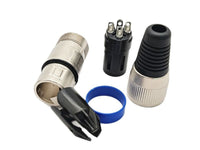 ZATECH 3-Pin XLR Female Connector - Silver-Plated Contacts, Nickel, Click-Lock – view 4