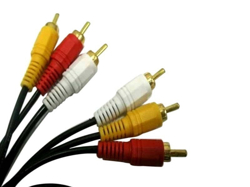 CABLE 3Rca To 3Rca 1.5M Gold