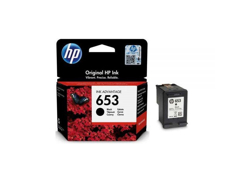 HP 653 Black Ink Cartridge 3Ym75Ae