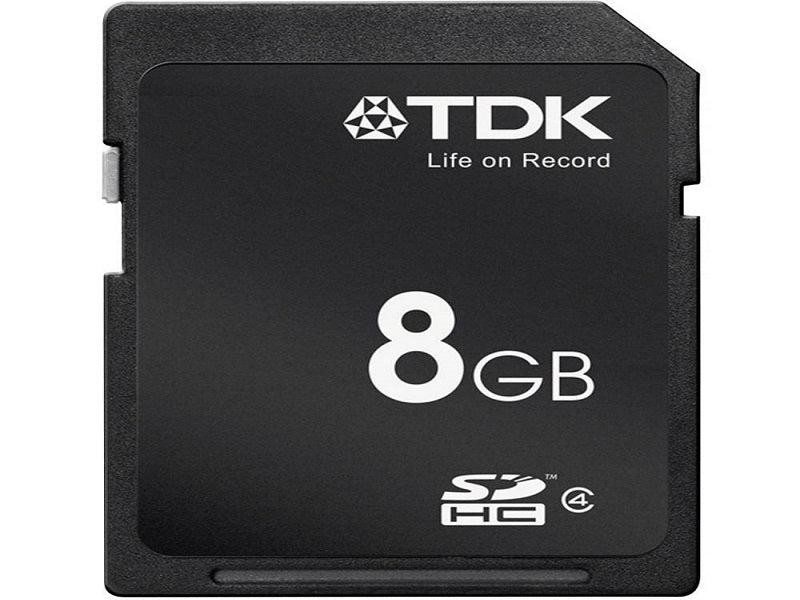 TDK 8Gb Sdhc Flash Memory Card Class 4