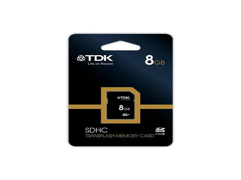 TDK 8Gb Sdhc Flash Memory Card Class 4