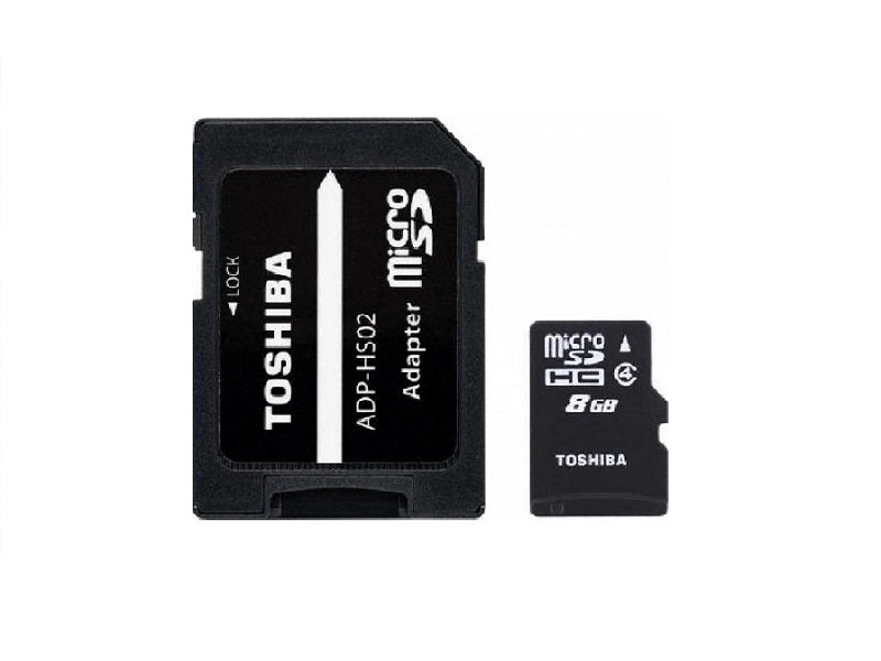 TOSHIBA 8Gb Microsdhc Card With Adapter