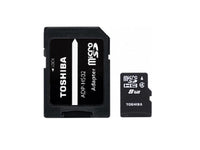 TOSHIBA 8Gb Microsdhc Card With Adapter