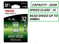 SD Card 32Gb Toshiba Cl 10