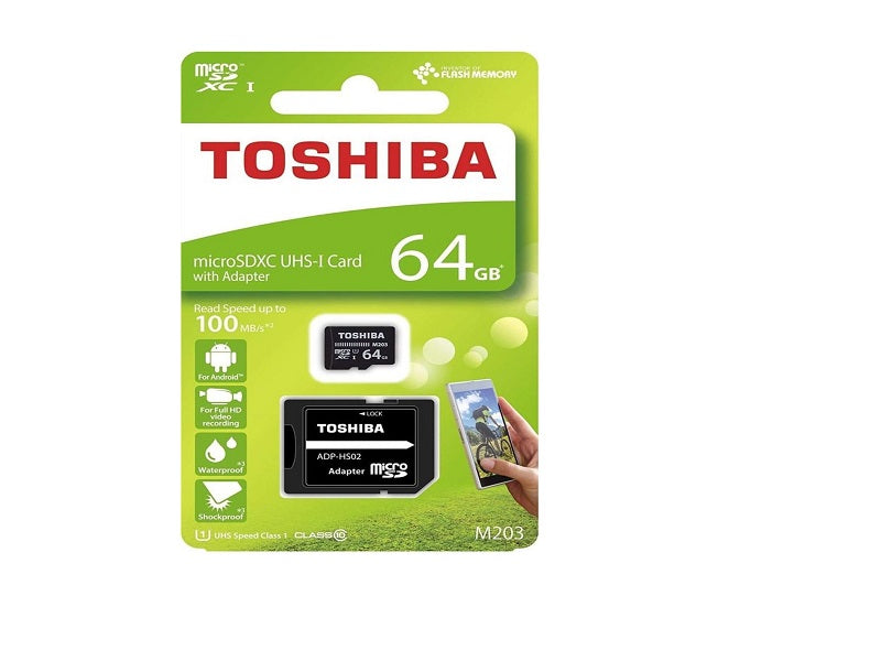TOSHIBA 64 Gb Micro Sdxc Uhs I Card