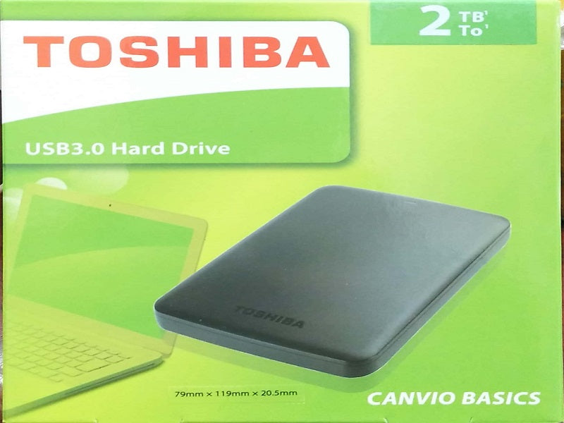 TOSHIBA 2.5" 2Tb Ext Hdd Usb 3.0 Canvio