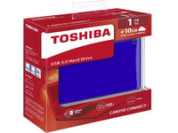TOSHIBA 1Tb External Hdd Usb3.0 Blue