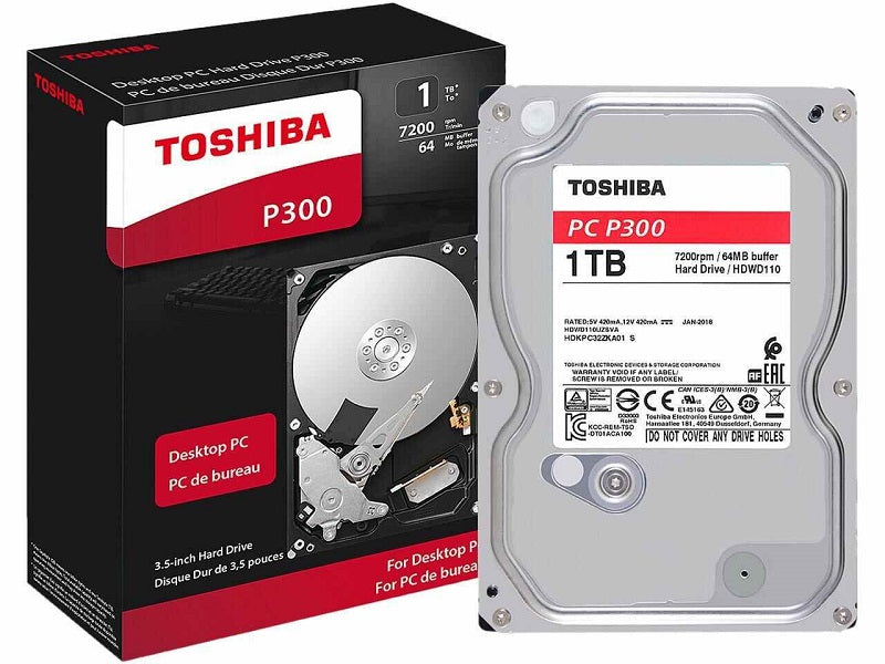 TOSHIBA Hdd 1Tb 3.5" Internal Desktop