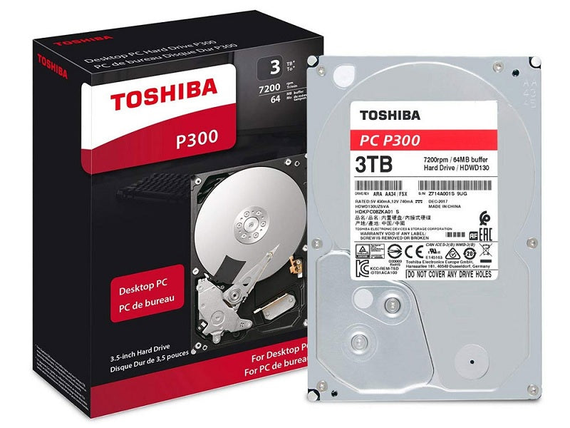 TOSHIBA Hdd 3Tb 3.5" Internal Desktop