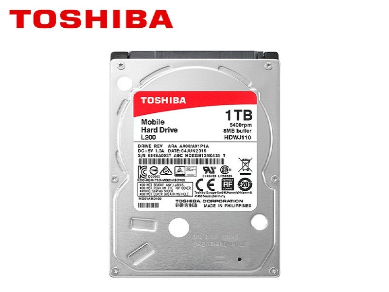 TOSHIBA  Hdd 1Tb 2.5" Laptop Internal