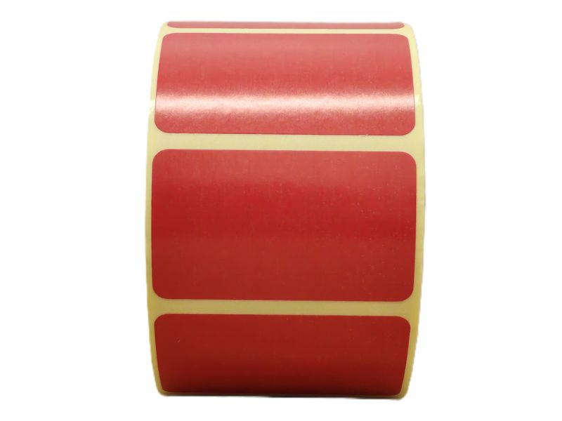 LABEL 40X30X1000 Red Colour