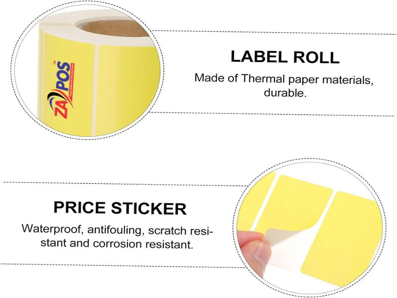 LABEL 40X30X1000 Mix Colour
