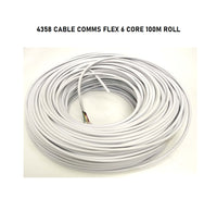 4358 Cable Comms Flex 6 Core 100M Roll