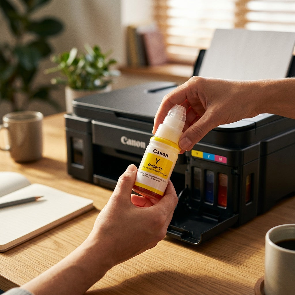 CANON Ink Tank Gi-490 Yellow Ink 7000 Pg – view 2