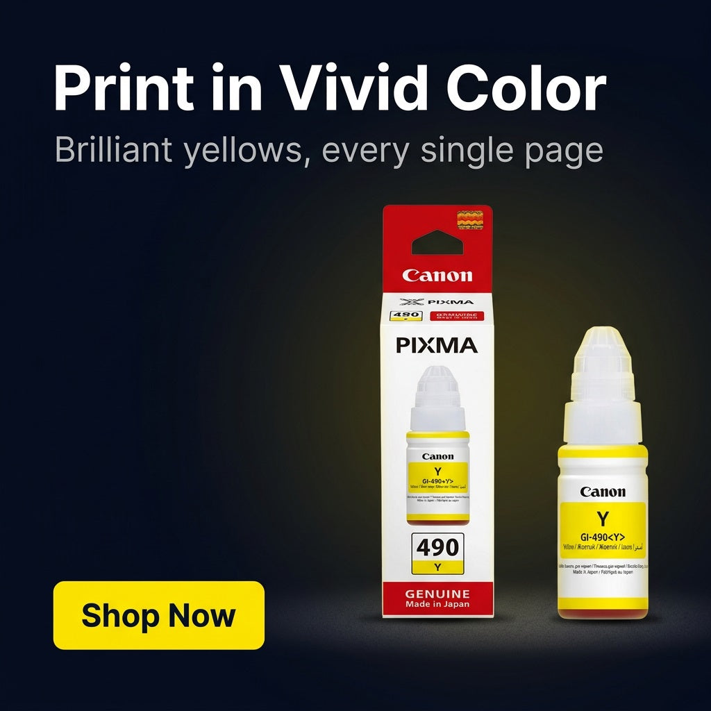 CANON Ink Tank Gi-490 Yellow Ink 7000 Pg – view 4