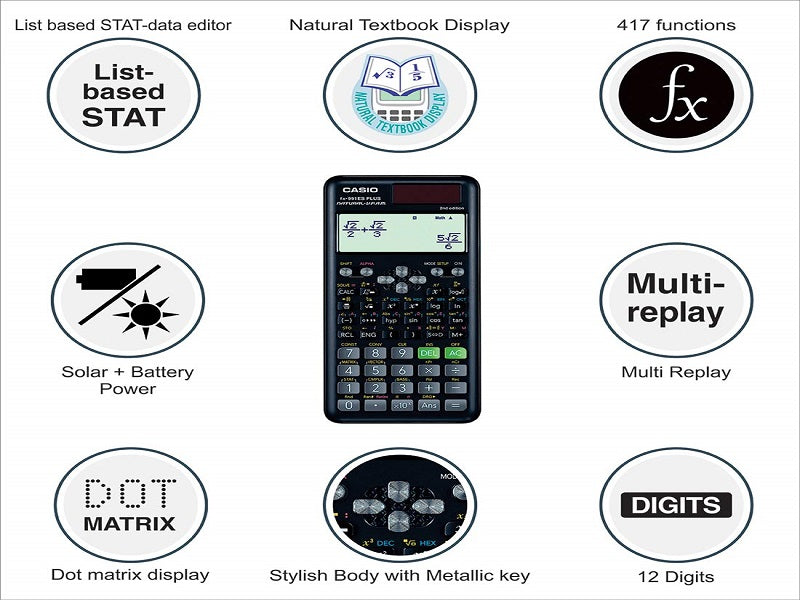 CASIO Fx-991Es Plus 2Nd Edition Natural