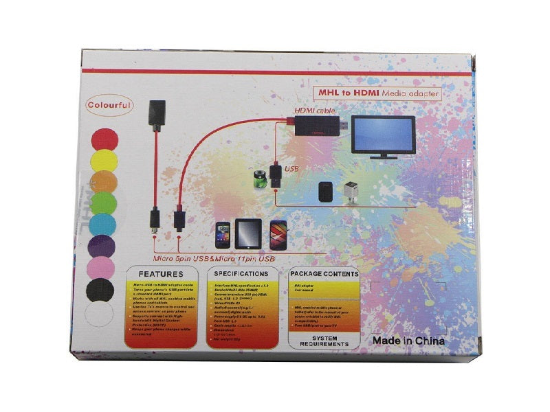 MHL To Hdmi Media Adaptor