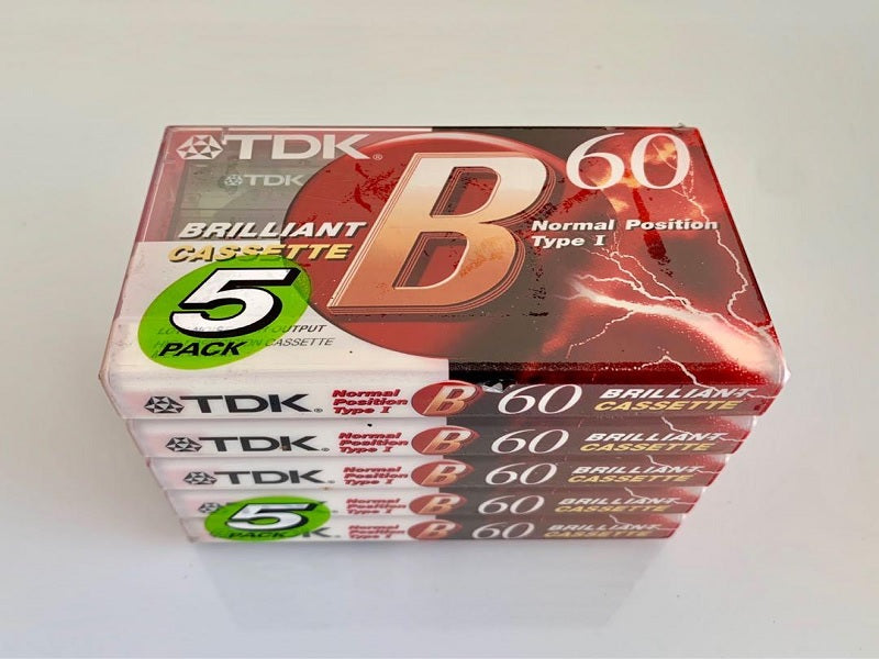 TDK Audio Cassette 5Pck 60Min