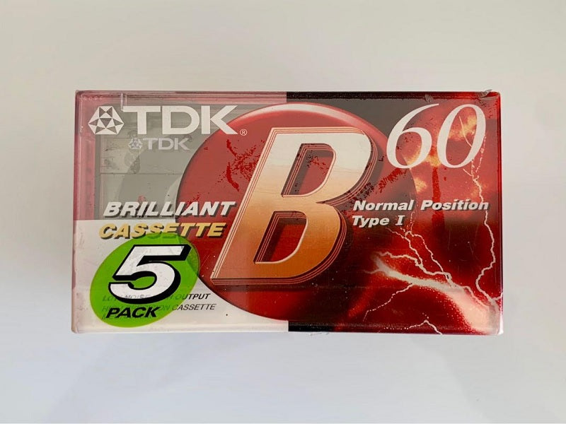 TDK Audio Cassette 5Pck 60Min