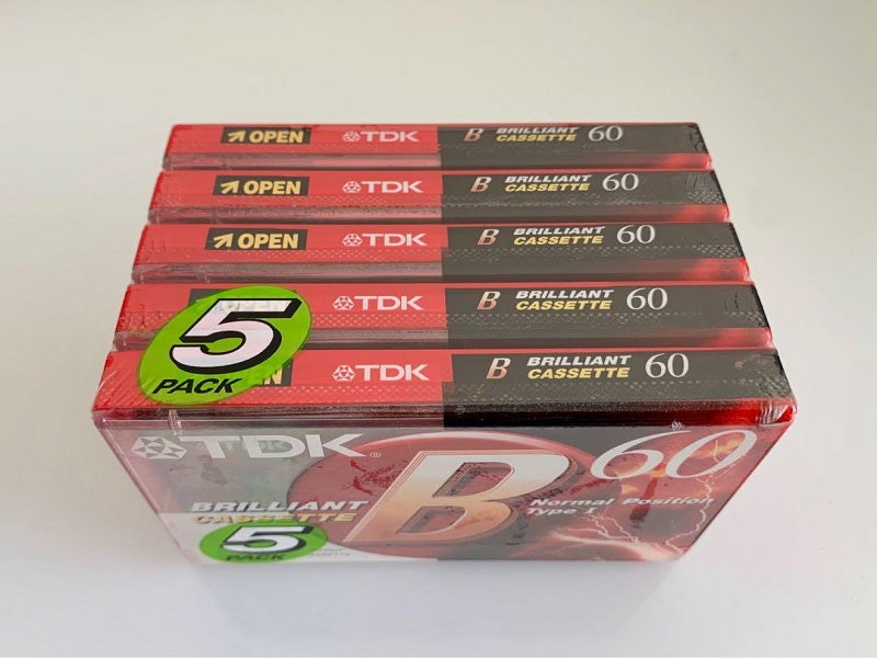 TDK Audio Cassette 5Pck 60Min